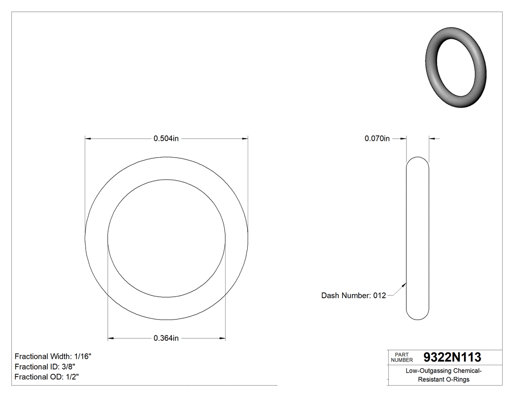 Technical drawing - 9322N113